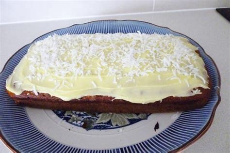 Banana Cake with Lemon and Coconut Icing Recipe | Australia's Best Recipes