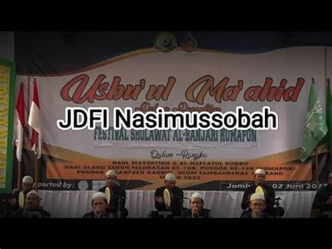 TERBARU Final FESBAN Humapon 2023 JDFI NASIMUS SHOBAH YouTube