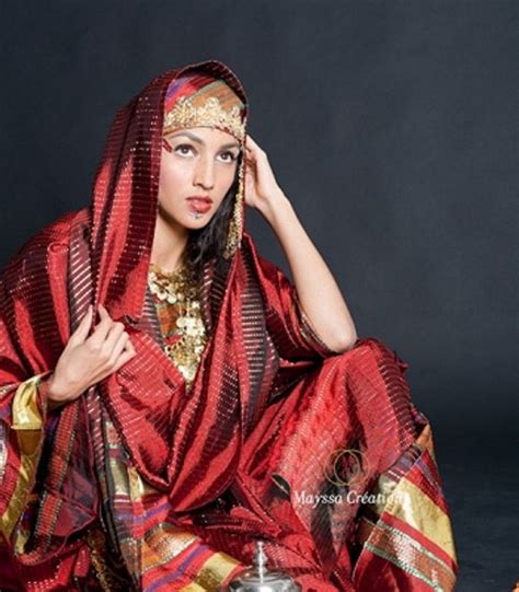 Melhfa Chaouie Algeria Traditional Dresses Fashion National Dress