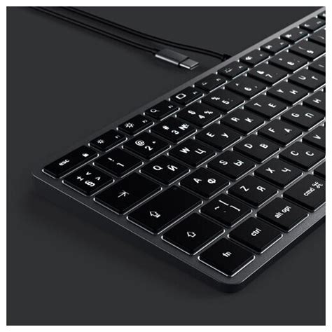 Купить Клавиатура проводная Satechi Slim W1 Usb C Wired Keyboard Ru