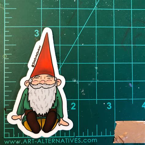 Gnome Sticker Garden Gnome Decor Gnome Love Hippie Fairy Etsy