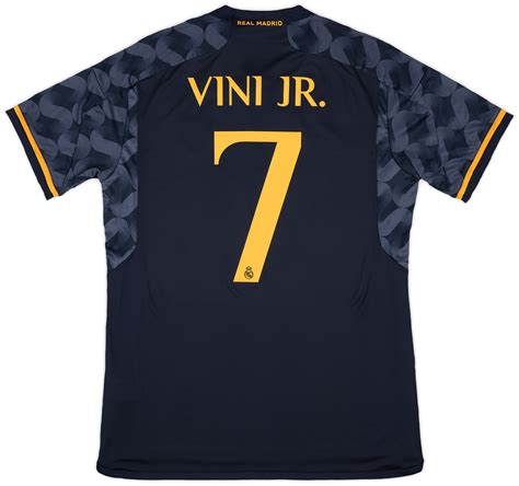 2023-24 Real Madrid Away Shirt Vini Jr #7