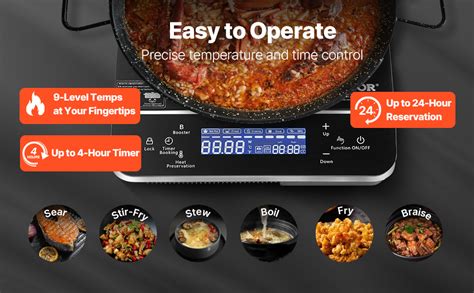 Vevor Portable Induction Cooktop W Countertop Burner Temp Levels Hot Plate Vevor Ca
