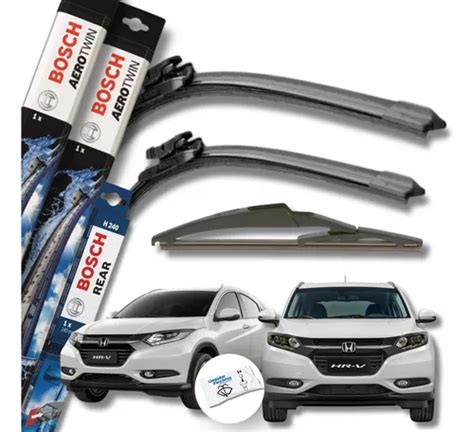 Kit Palhetas Silicone Traseira Bosch Honda Hrv 2018 Diante Frete grátis