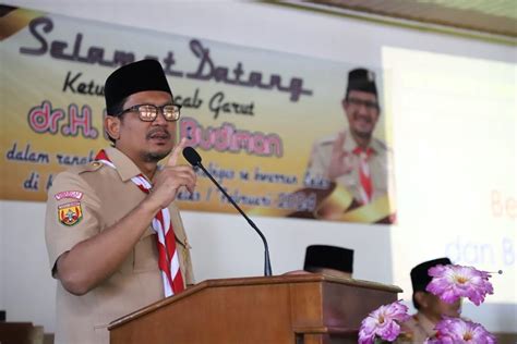 Ketua Kwarcab Garut Peran Mabigus Penting Dalam Mendukung Pramuka Di