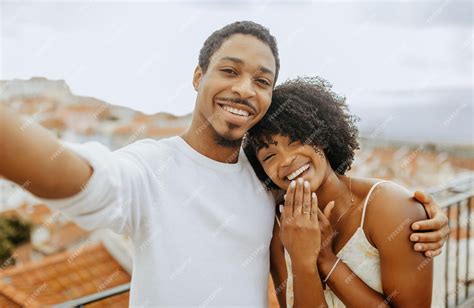 Premium Photo Happy Satisfied Millennial African American Man Hugging