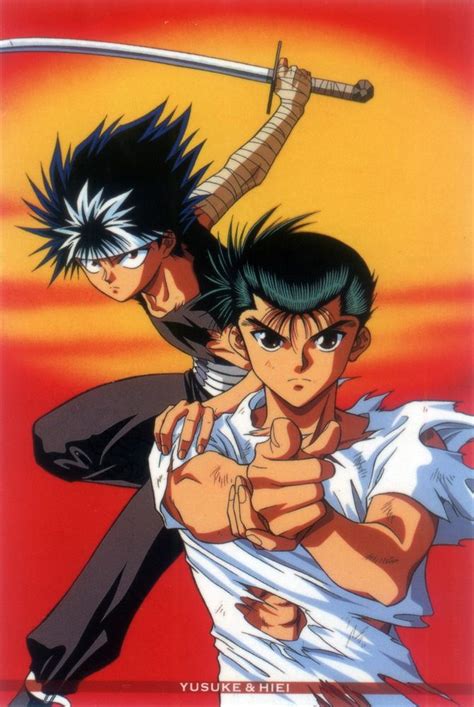 Yu Yu Hakusho Hiei Yusuke Anime Yu Yu Hakusho Hiei Yu Yu