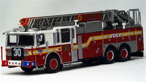 Ho Pcx Fdny Ferrara Ultra Ladder Fire Truck Manhattan Harlem