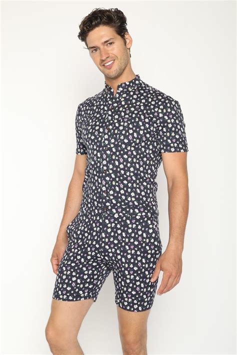 SpringBock RomperJack Men S Romper Male Romper Mens Casual