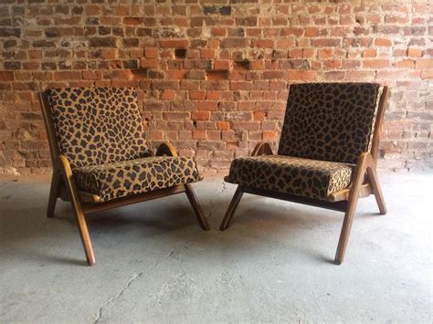 Midcentury Boomerang Chairs Pair By Neil Morris For Morris Of Glasgow