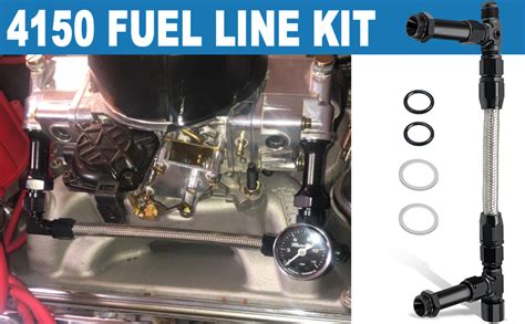 Amazon Ziqun Male Flare Dual Inlet Fuel Line Kit To