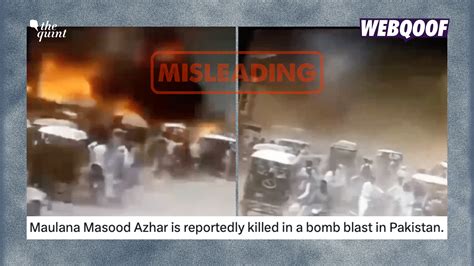 Fact-Check: Old Video Showing Blast in Pakistan Falsely Linked To ...