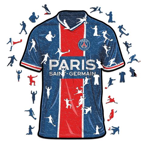 Maillot PSG® - Puzzle en Bois – Iconic Puzzles FR