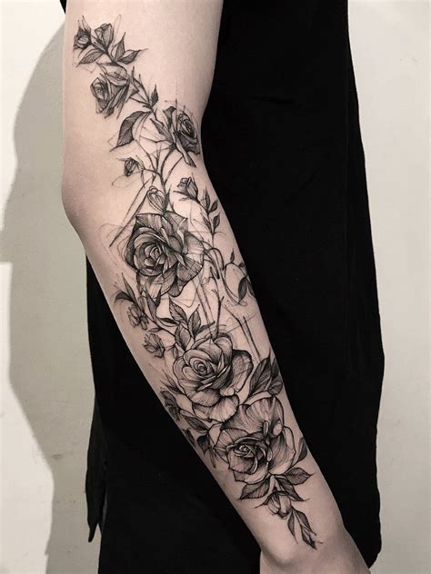 Rose vine tattoos – Artofit