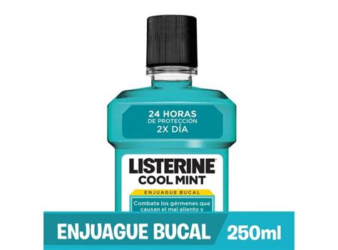 Enjuague Bucal Listerine Cool Mint Frasco X Ml