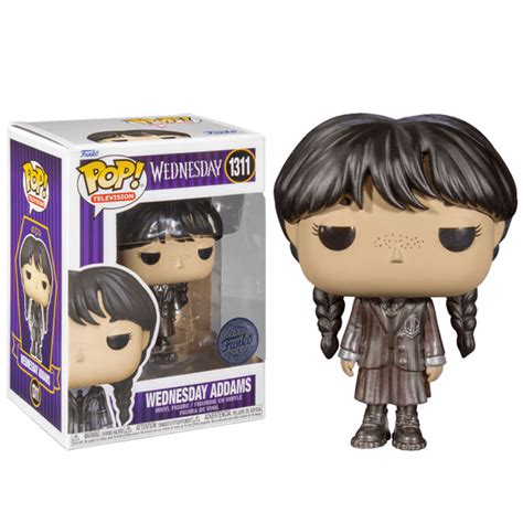 Фигурка Funko POP Wednesday Addams Metallic Эксклюзив Hot Topic из сериала Wednesday 2022