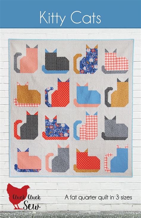 Kitty Cats Quilt Pattern Cluck Cluck Sew Etsy