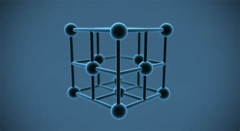 面心立方金属晶格 3D动画 CN Mozaik电子教育与学习