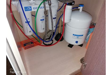 Система обратного осмоса, пластиковый бак Гейзер Аллегро 20036 ...