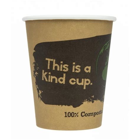 Fiesta Compostable Hot Cups Single Wall 225ml Pack Of 50 DS057 Buy Online At Nisbets