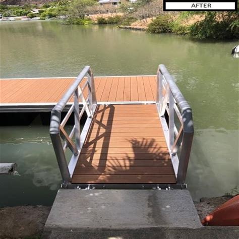 China Factory Marine Gangway Dock Floating Finger Aluminum Alloy Frame