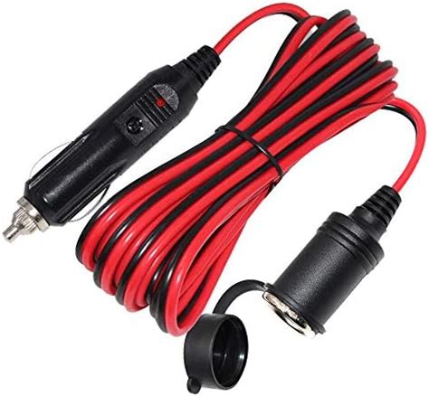 Amazon Cigarette Lighter Extension Cord 12V Car Charger Socket