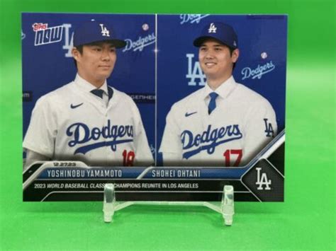 Yoshinobu Yamamoto Shohei Ohtani Dodgers 2023 Topps Now Card OS 26 EBay