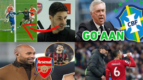 Arteta Oo War Ka Soo Saaray Khaladkii Xalay Lagu Galay Ancelotti O Go