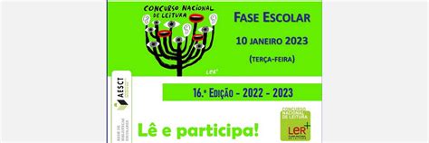 Concurso Nacional de Leitura 2023 Inscrições abertas