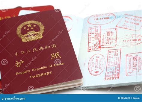 China Passport Stock Image Image Of Access Open Enter 6860239