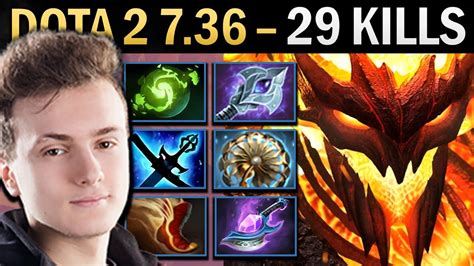 Shadow Fiend Dota 7 36 Miracle With 29 Kills And Amulet TI13 YouTube