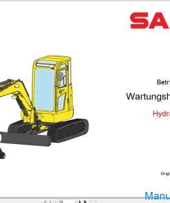 Sany Hydraulic Excavator Sy C Shop Manuals And Schematics En De