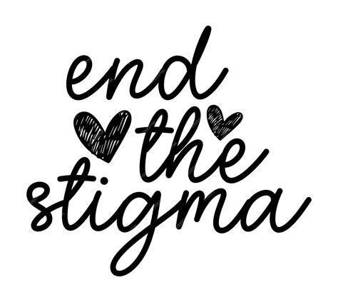 Premium Vector | End the stigma