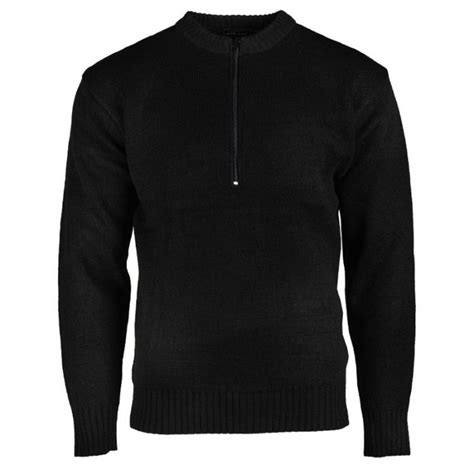 Mil Tec Swiss Army Sweater Black Mö