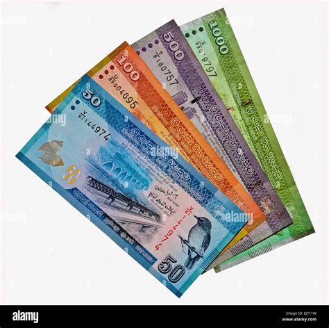 Sri Lankan Currency Rupee Notes Stock Photo - Alamy