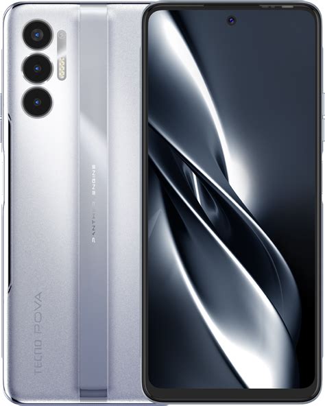Смартфон TECNO Pova 3 6/128Gb Серебристый: технические характеристики и ...