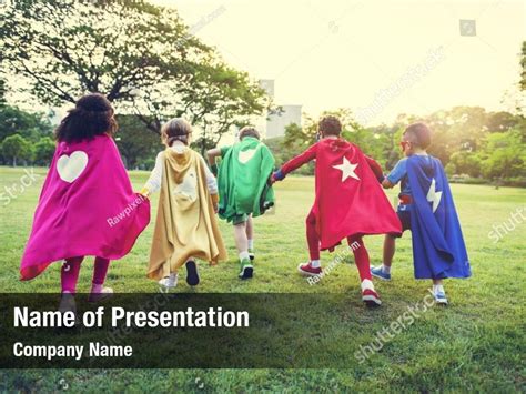 Superheroes cheerful ppt background PowerPoint Template - Superheroes ...