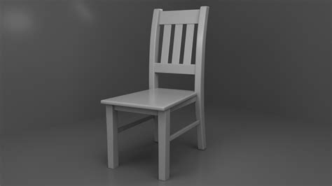 Artstation Dining Chair 3d Model