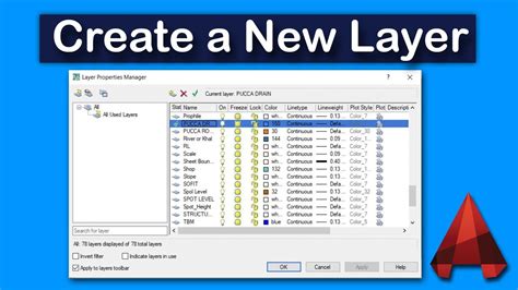 How To Create A New Layer In Autocad Easily Youtube