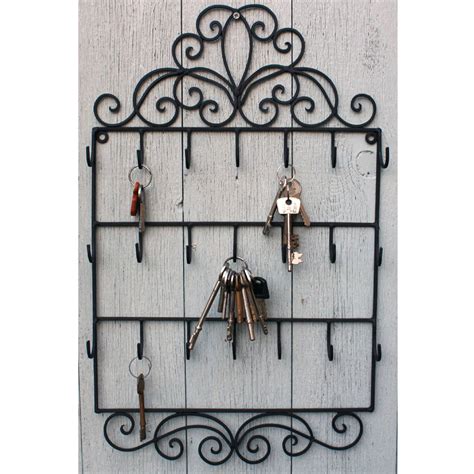 Wall Mounted Key Hooks Black - Interior Flair