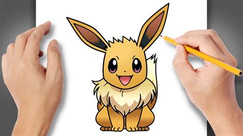 Como DESENHAR o Eevee POKÉMON Passo a Passo e Fácil Como DIBUJAR a