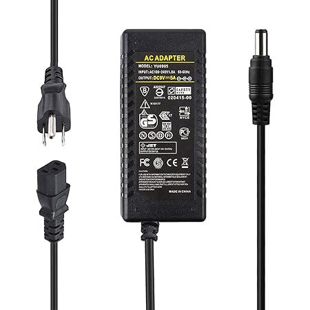 Amazon LeTaoXing 9V 5A Power Adapter Supply AC 100V 240V To DC 9