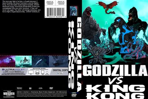 Godzilla vs King Kong DVD cover by SteveIrwinFan96 on DeviantArt