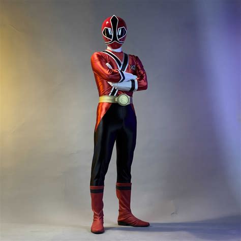 Shinkenger Red – Power Ranger Samurai Red Cosplay Costume – Transform ...