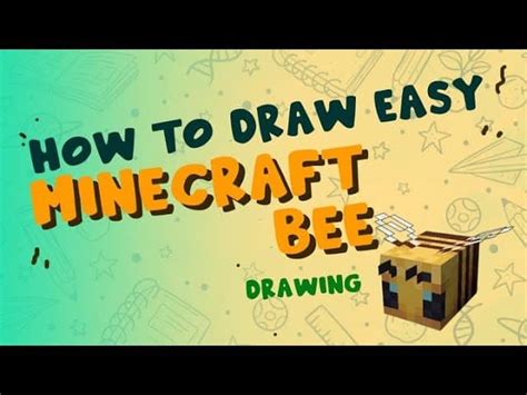 Minecraft Bee How To Draw Easy Step By Step Minecraft Bee Drawing For