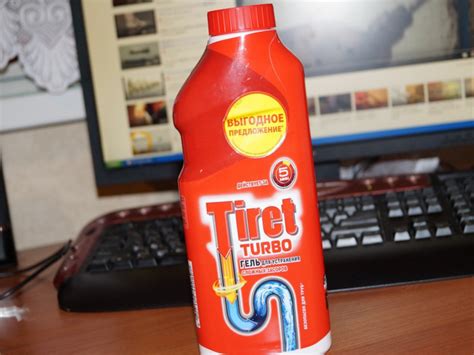 Тирет-турбо гель для устранения сложных засоров: инструкция по ...