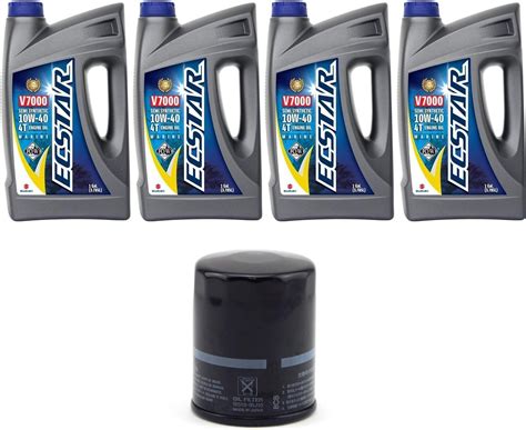 Amazon Suzuki ECSTAR V7000 10W 40 Marine 4 Stroke Engine Oil 4