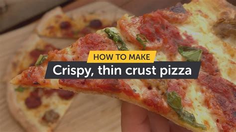 How To Make Thin Crust Pizza From Scratch Making Pizza At Home Youtube