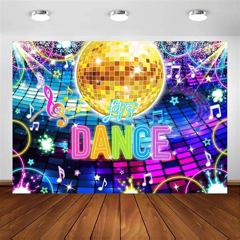 Disco Party Backdrop Kids Hip Hop Dancing Birthday Dance Party