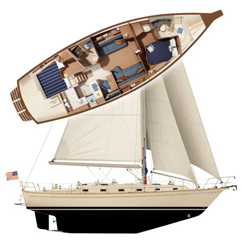 Island Packet 460 Liveaboard Sailboat Yacht Boat Sailing Yacht Interior